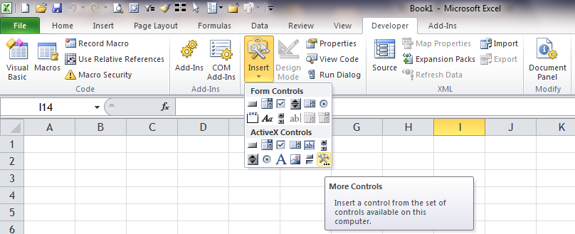 Inserting Calendar Drop Down In Excel 2016 Calendar Template 2019