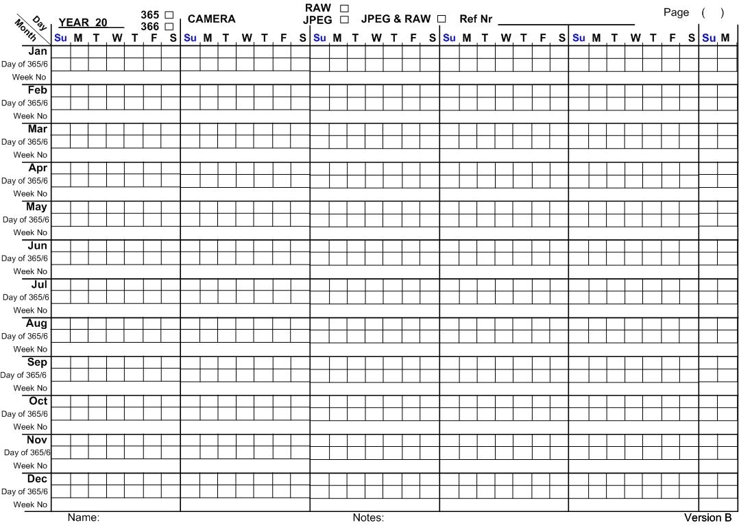 Calendar Numbering The Days 1 To 365 Calendar Template 2023