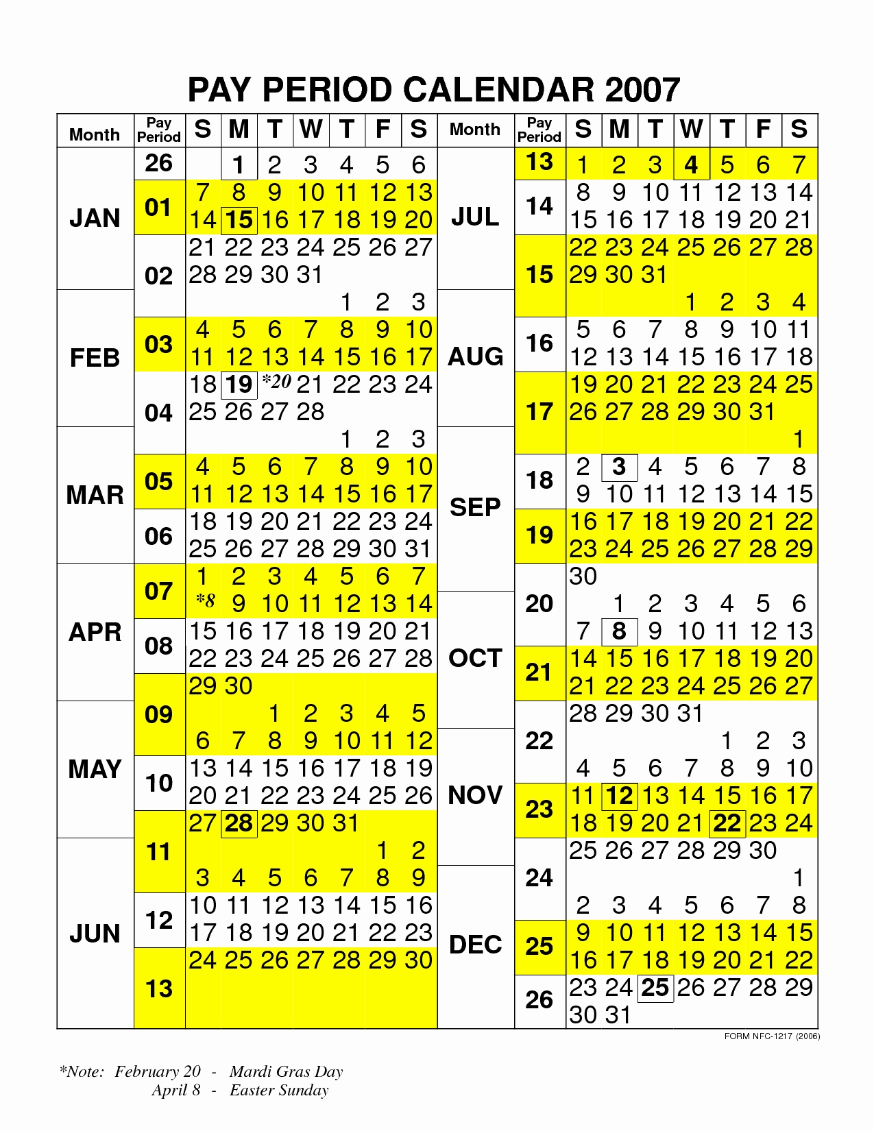 Nfc Pay Period Calendar 2024 Arlene Adelina