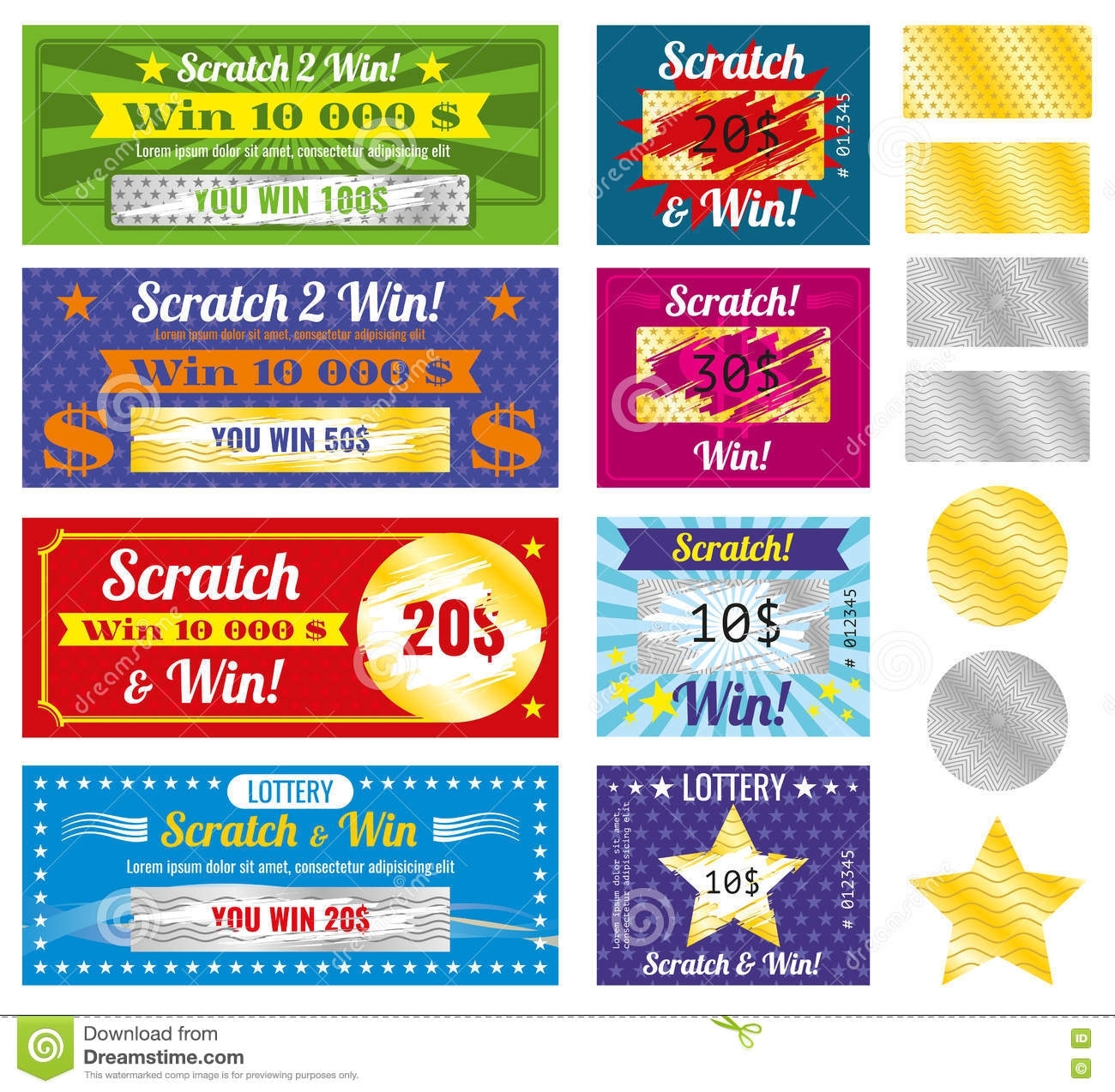 Free Printable Lottery Tickets