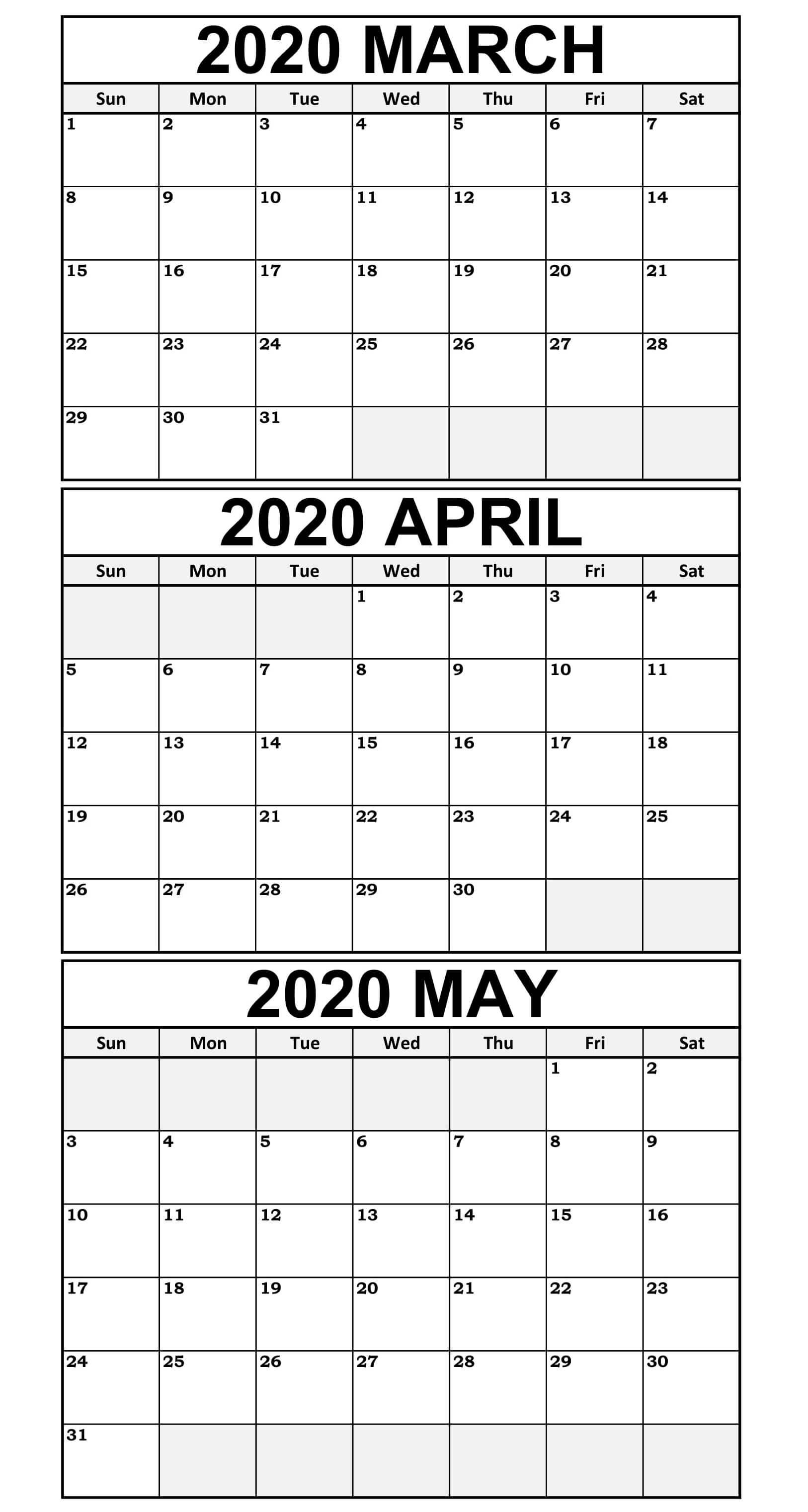 May And June 2020 Calendar Calendar Options Calendar 2018 May June Printable Two Month