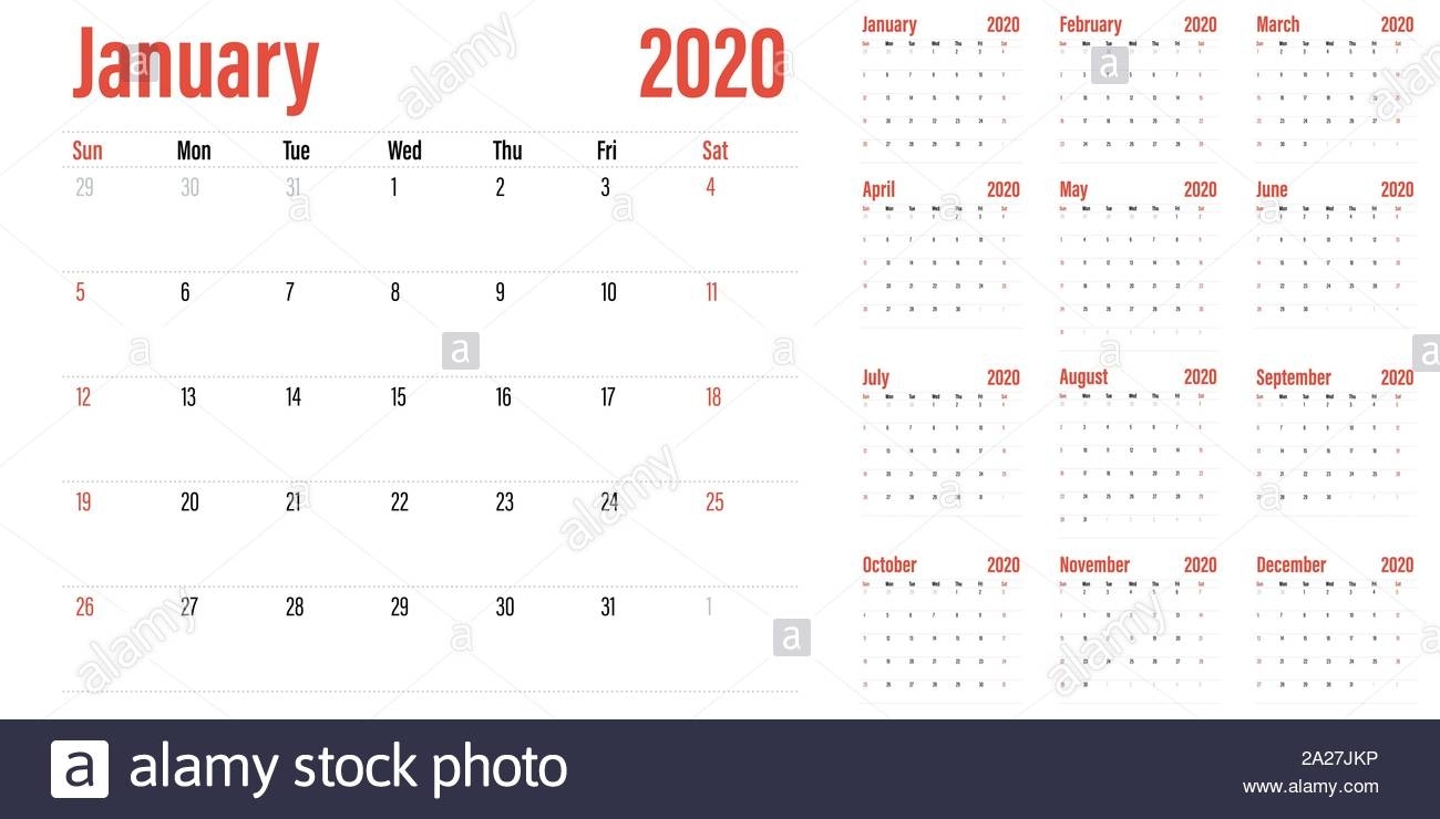 Calendario Juliano 2020 | Calendar Template Printable Monthly Yearly