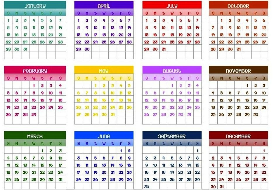 365 Day Calendar Counter Calendar Template 2023