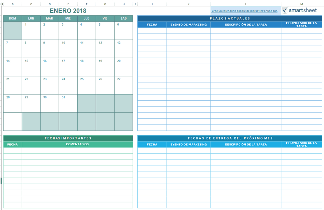Agenda Calendario En Excel Gratis | Calendar Template 2023