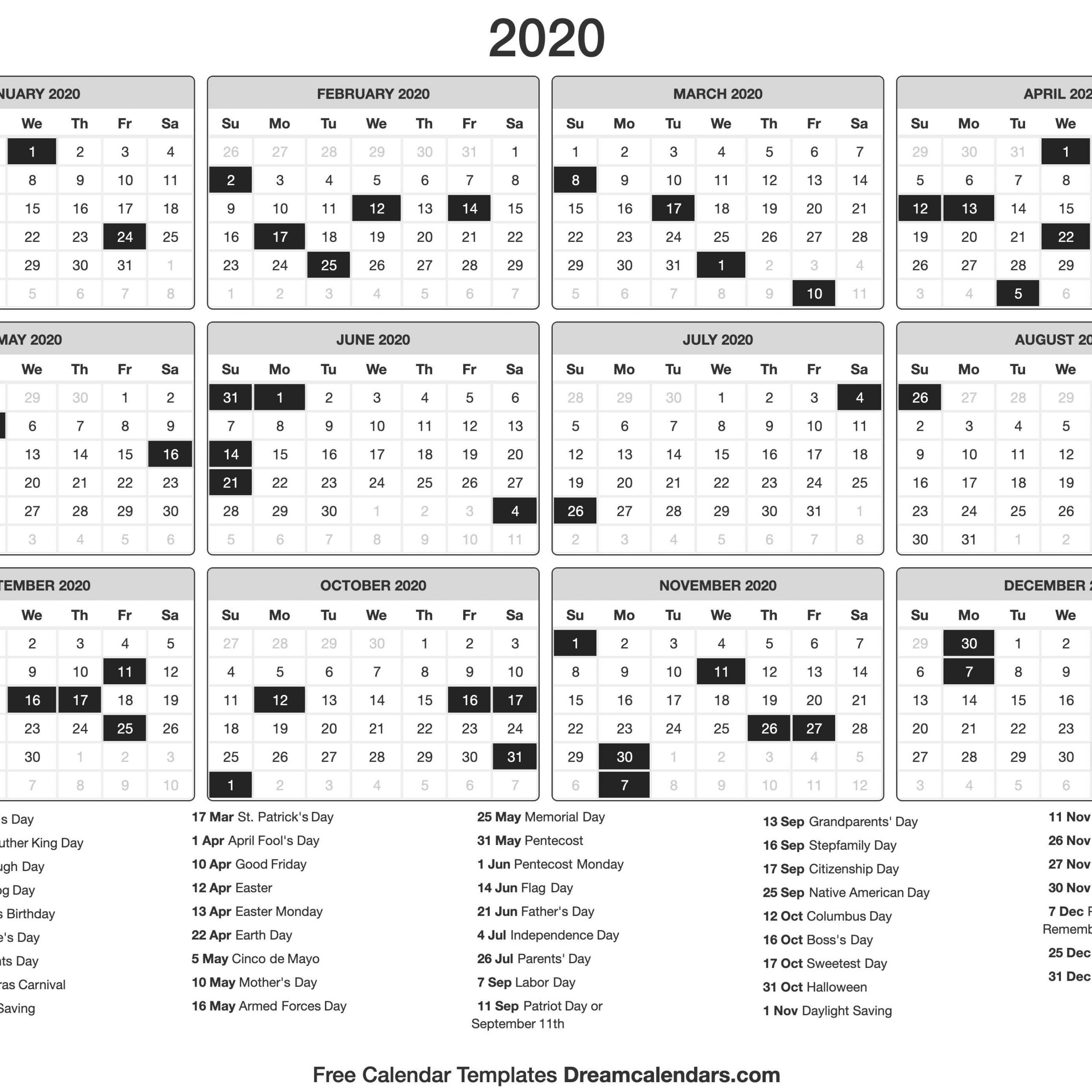 Free Printable Single Day Calendars | Calendar Template 2022