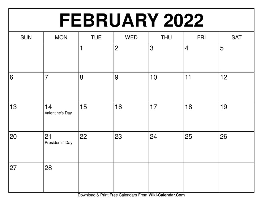 20+ 2022 Calendar - Free Download Printable Calendar