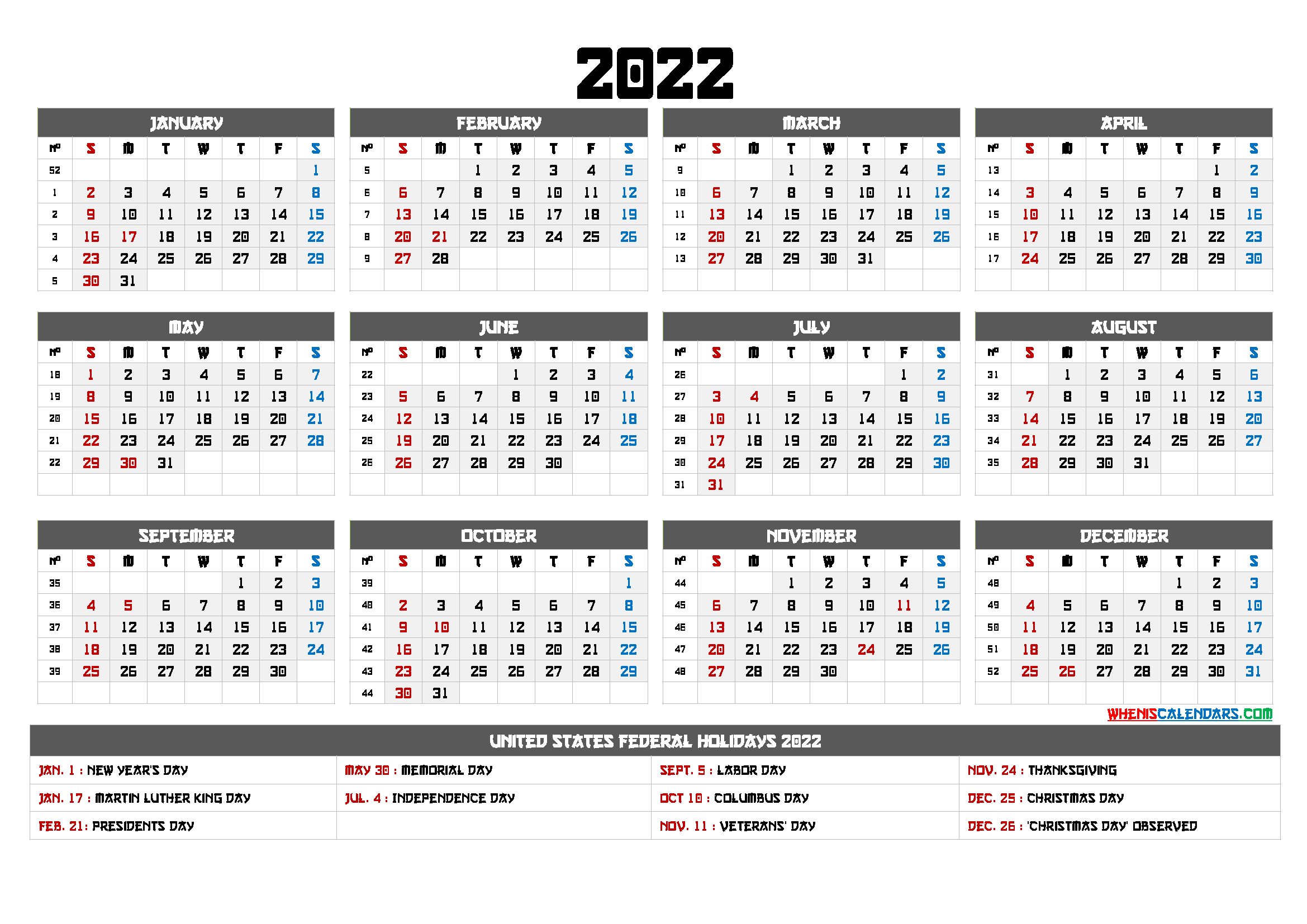 20+ 2022 Calendar Uk - Free Download Printable Calendar