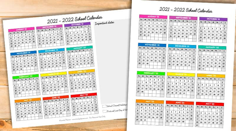 2022 Academic Calendar - August Calendar 2022