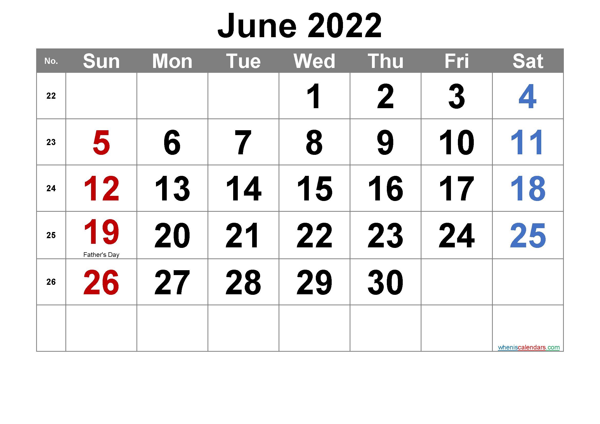 2022 Calendar For June - October Calendar 2022