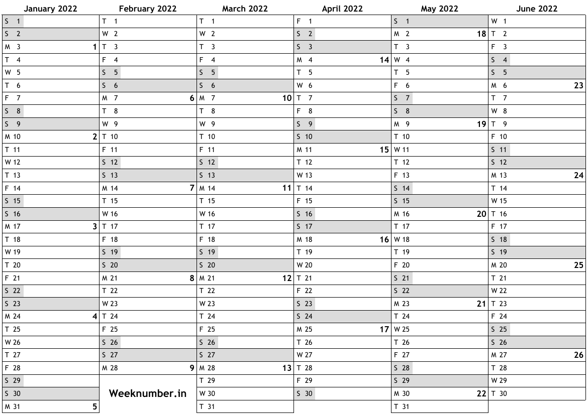 2022 Calendar With Week Numbers And Holidays … Official