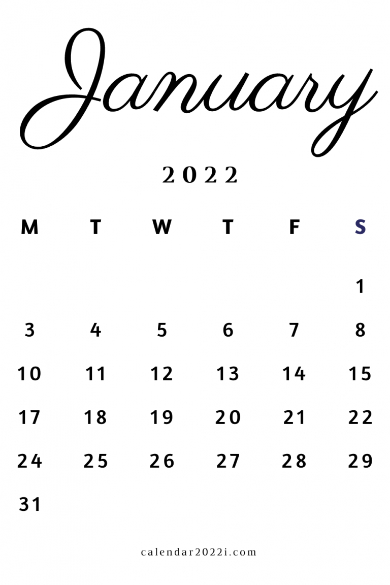 2022 Watercolor Calendar Printable - Calendar 2022