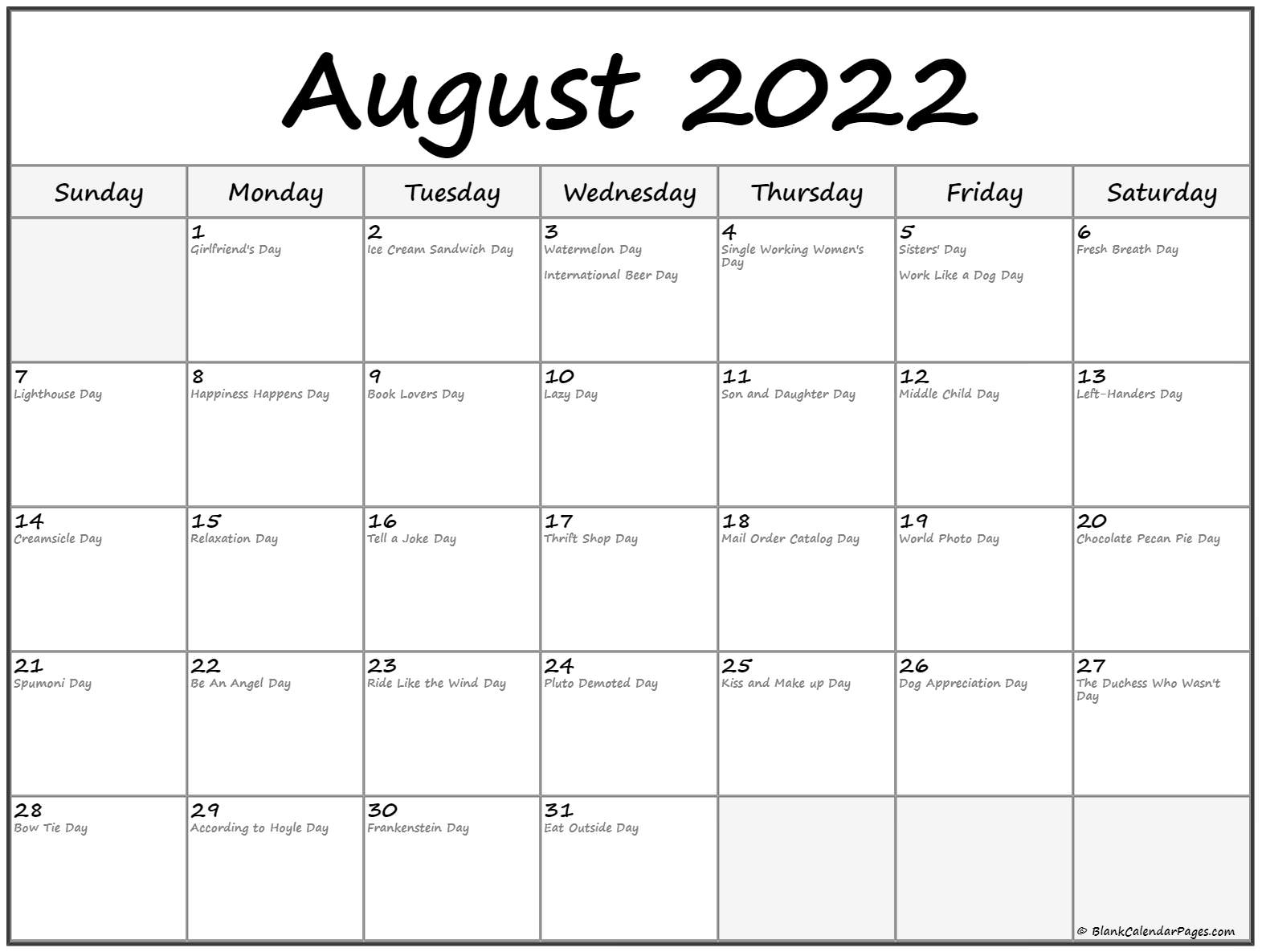 37+ Calendar 2022 August Bank Holiday Pics - All In Here