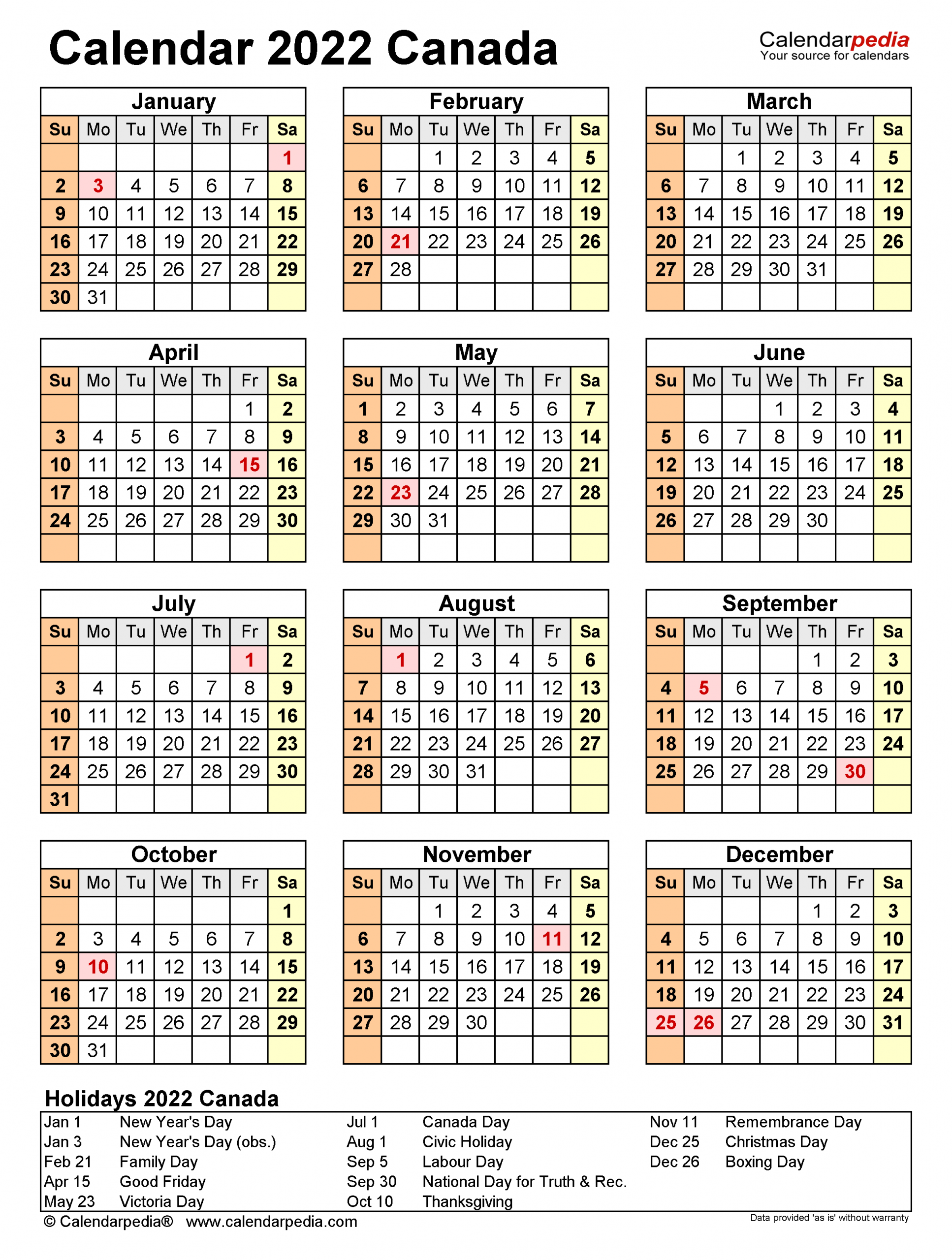 50+ January 2022 Calendar Holidays Quebec Pics - Calendar