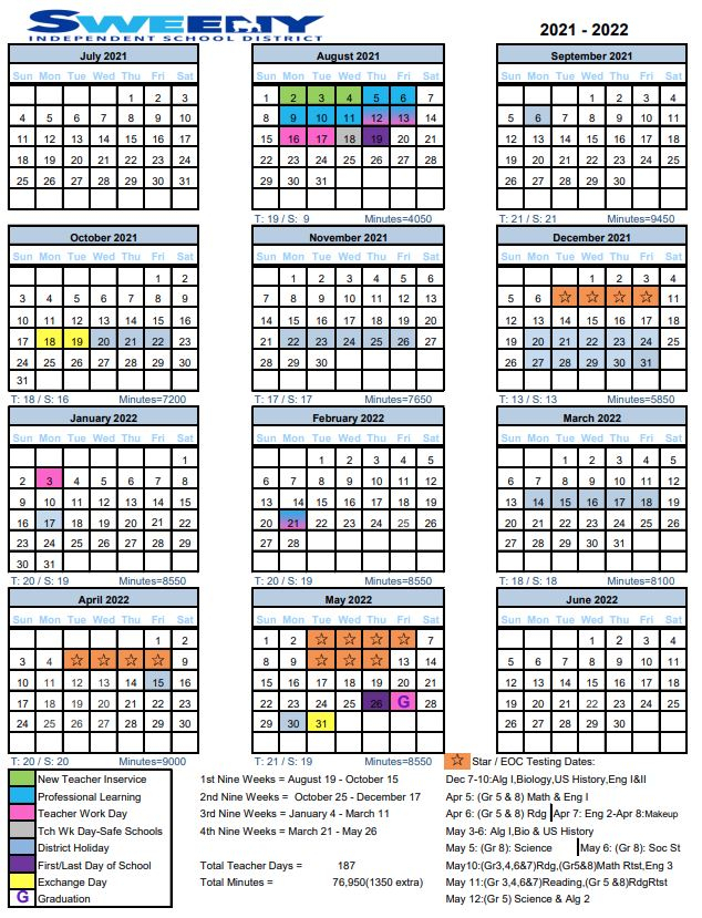 Angleton Isd Calendar 2022 - April Calendar 2022