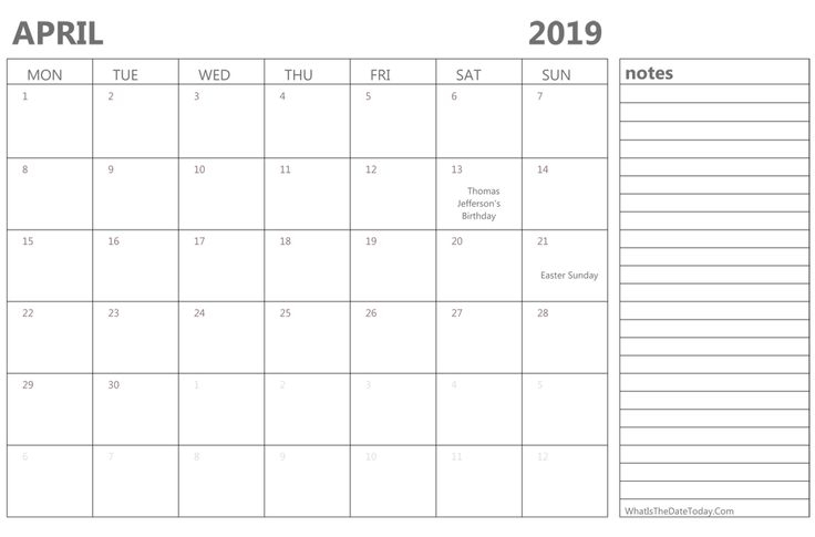 April 2021 Calendar Pdf, Word, Excel Templates (With