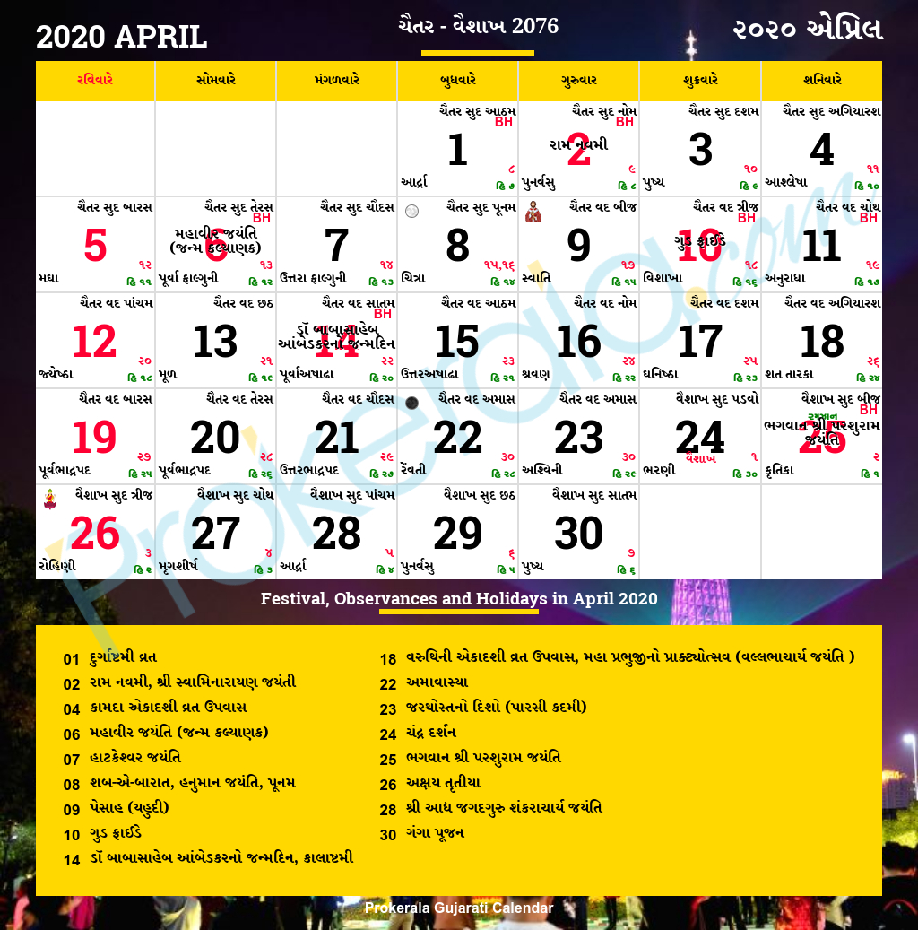 April 2021 Hindu Calendar | Printable Calendars 2021