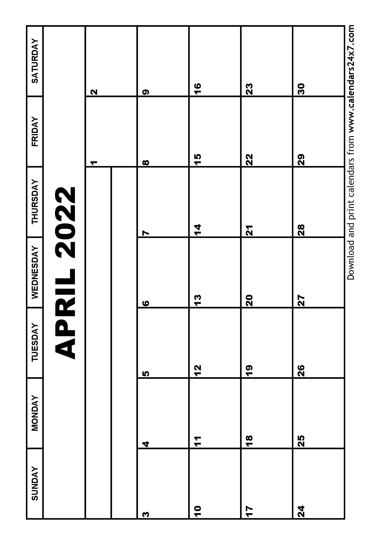 April 2022 Calendar &amp; May 2022 Calendar