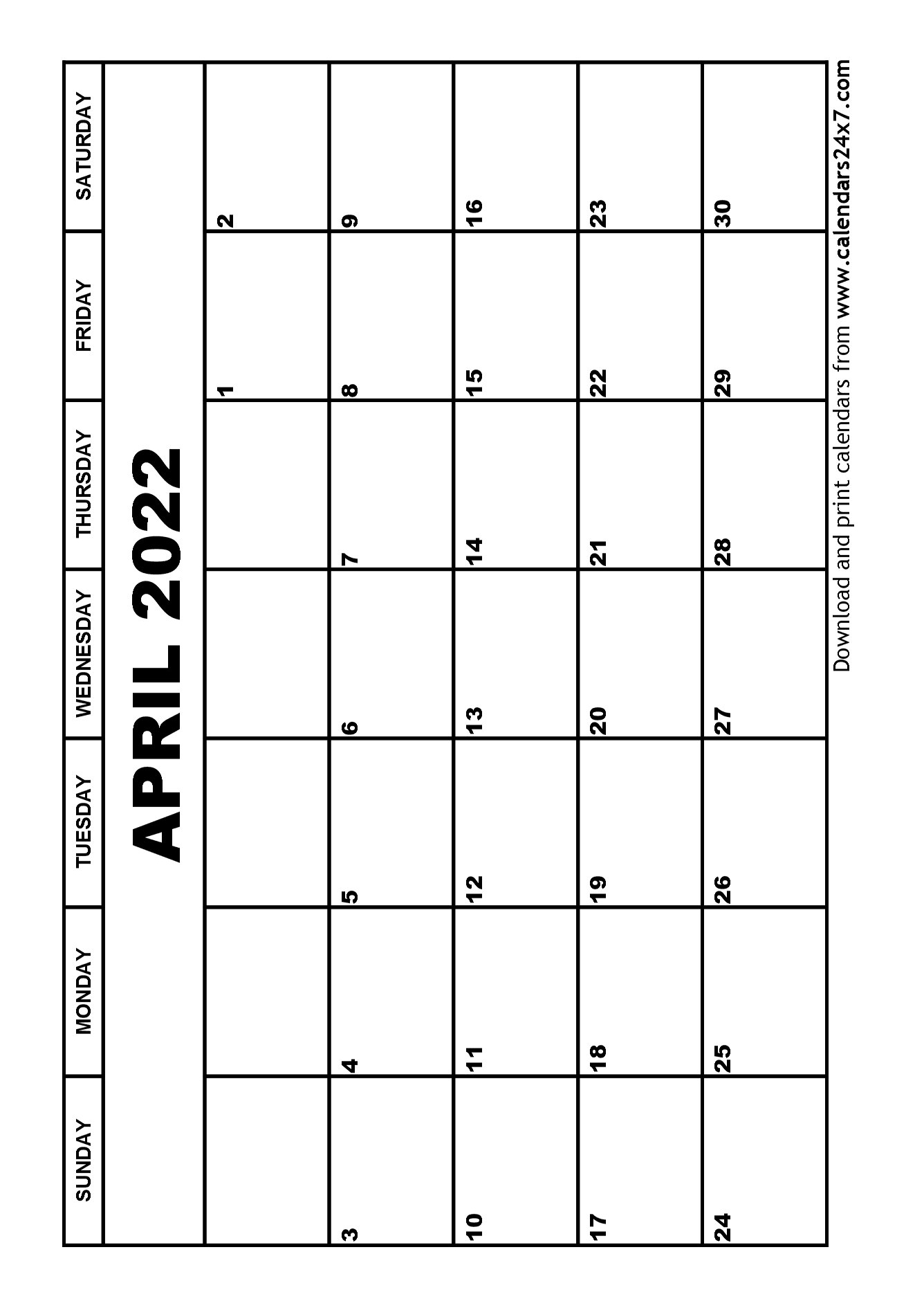 April 2022 Calendar &amp; May 2022 Calendar