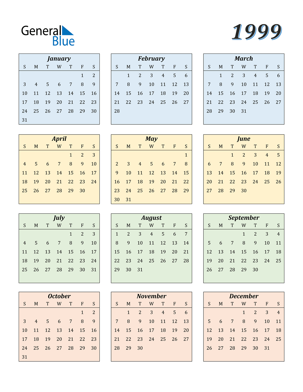 April 9 1999 Calendar 2022 [Pdf 34Mb] - Phoebe Calendar