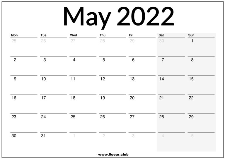 April May June 2022 Uk Calendar Printable - Printable