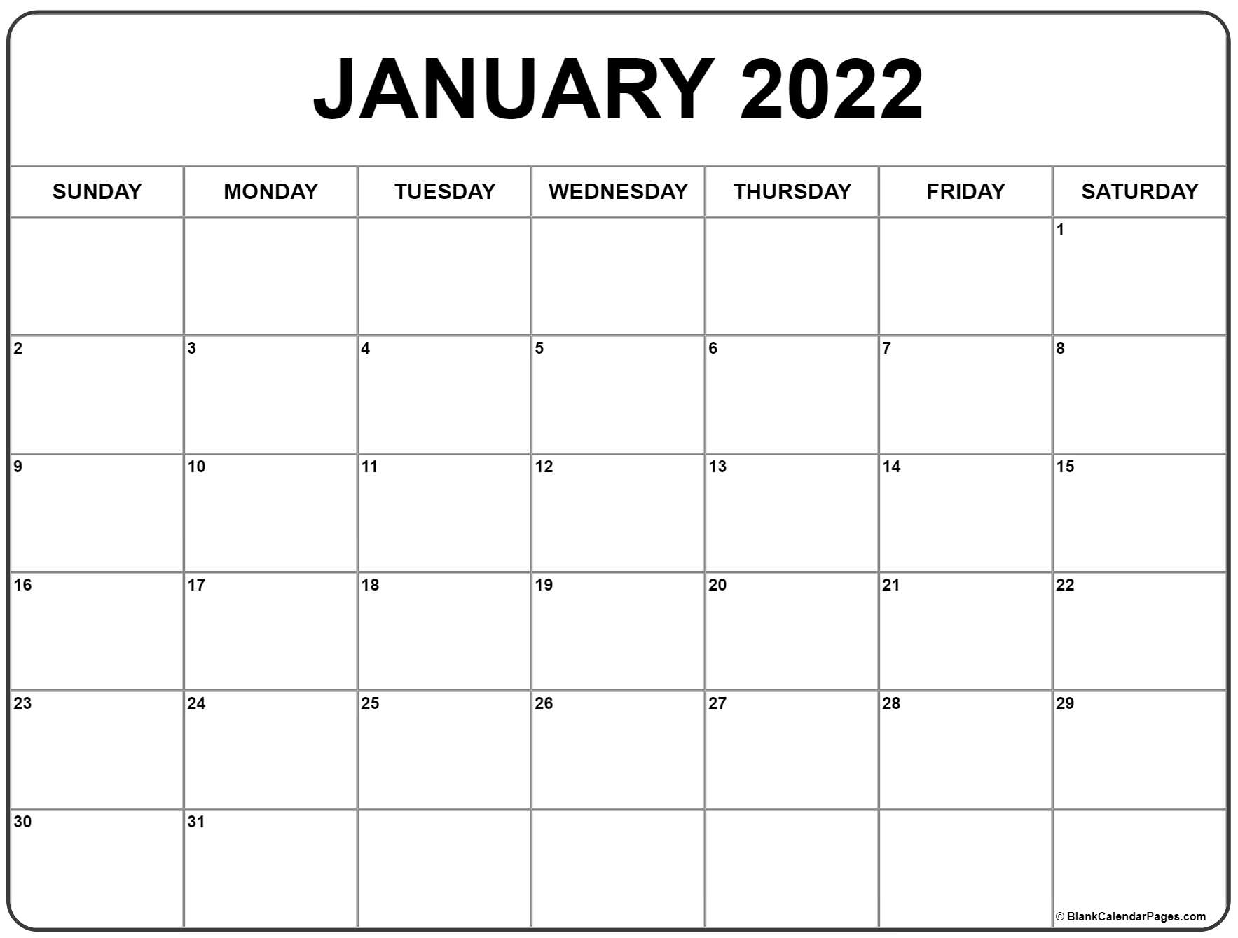 August 2021 To January 2022 Blank Calendar | Free Resume