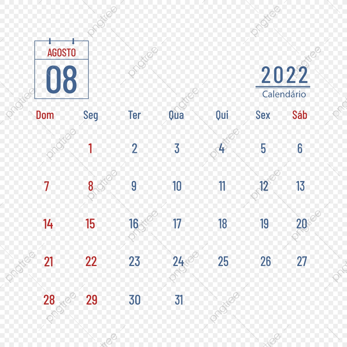 August 2022 Calendar Dates, Week, 2022, Calendar Png And
