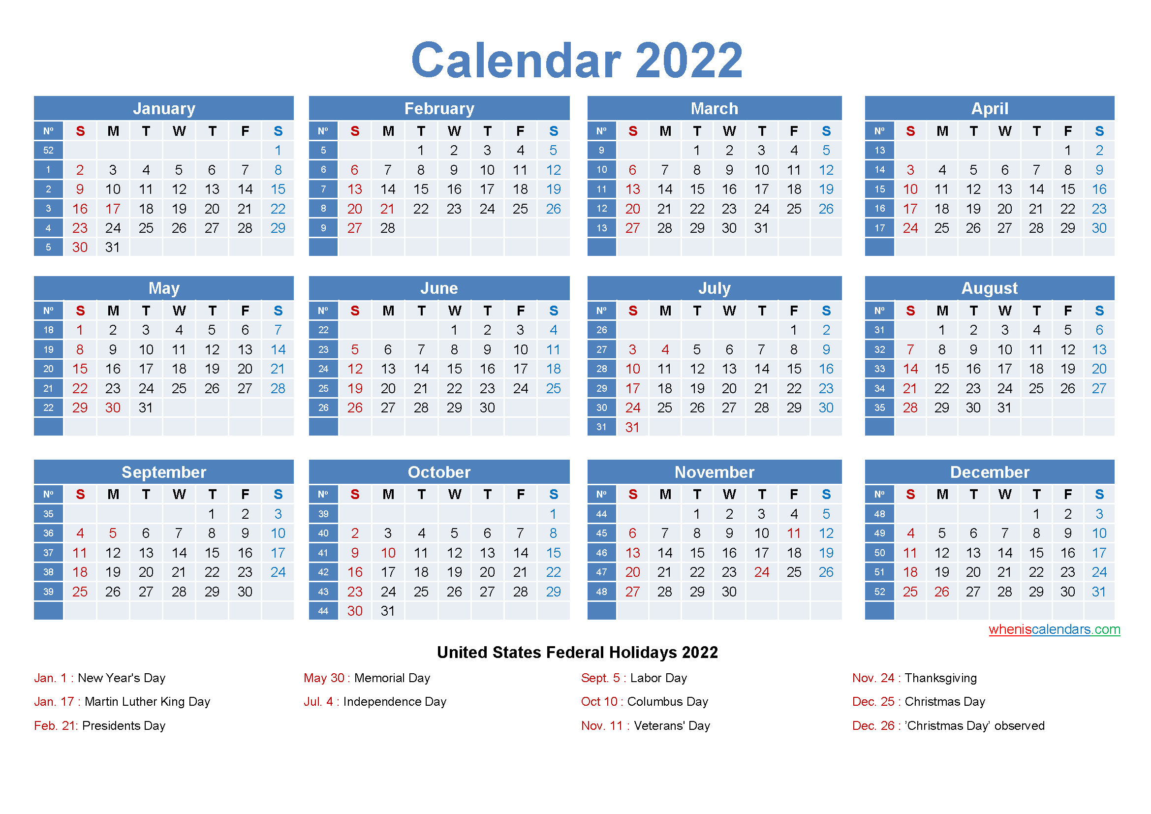 August Printable Calendar 2022 Word - August Calendar 2022