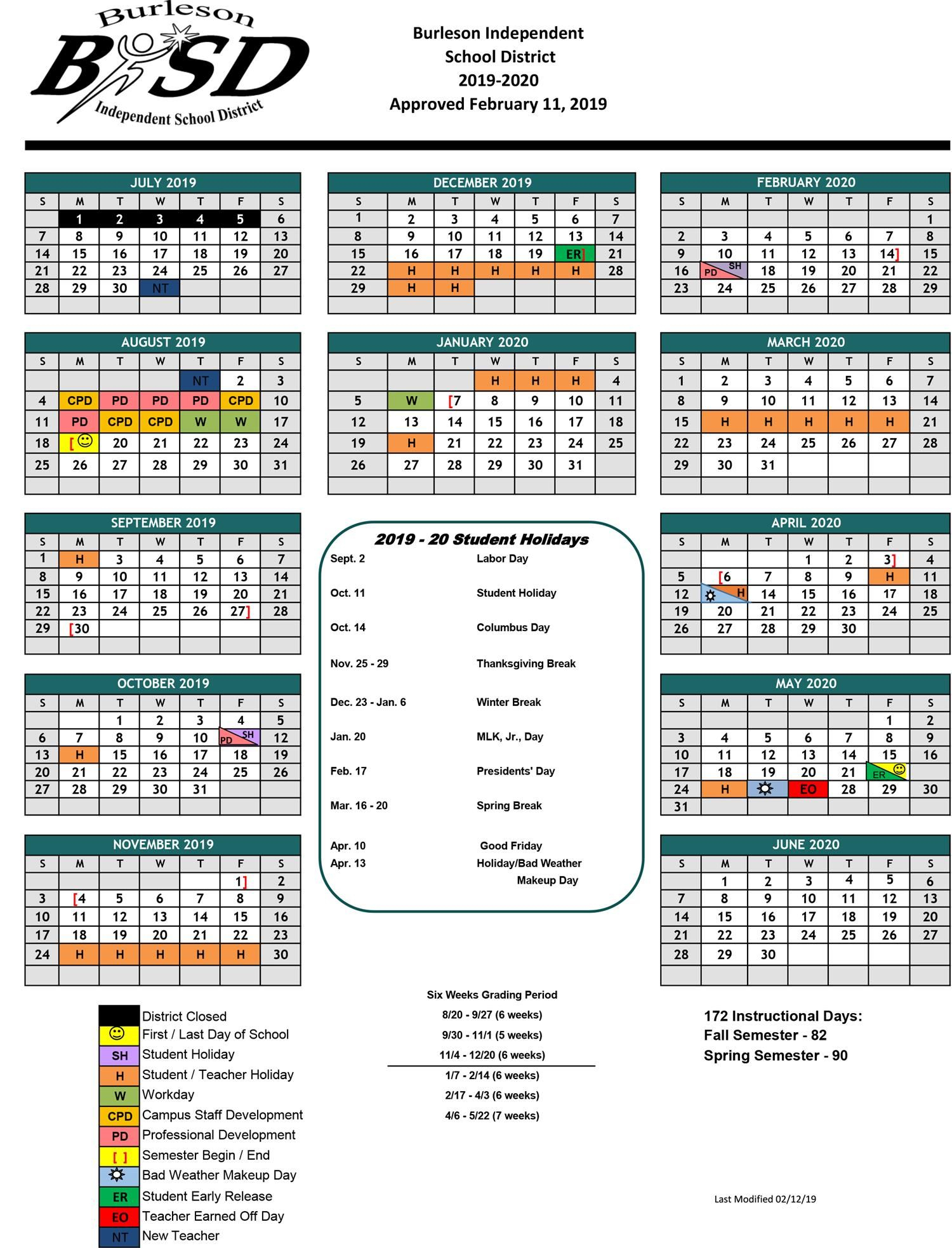 Bisd Calendar 2021 2022 | Printable March