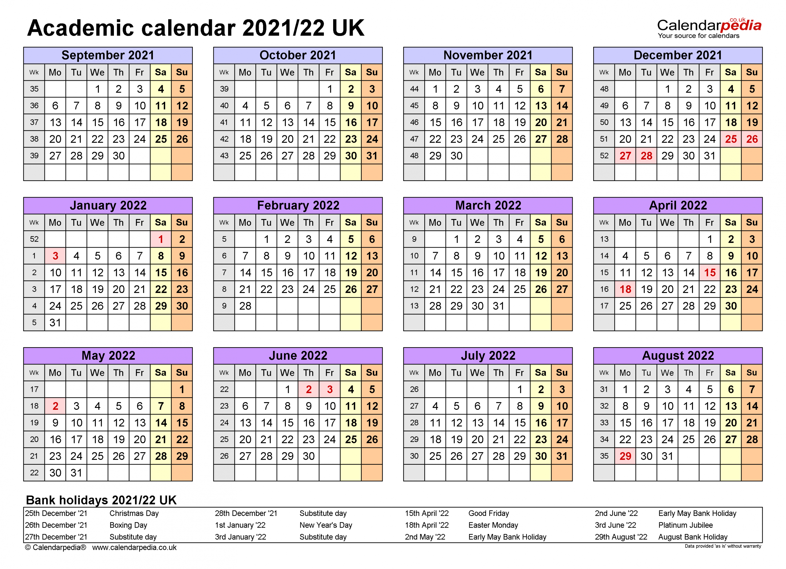 Calendar 2021 22 Usa | 2021 Calendar
