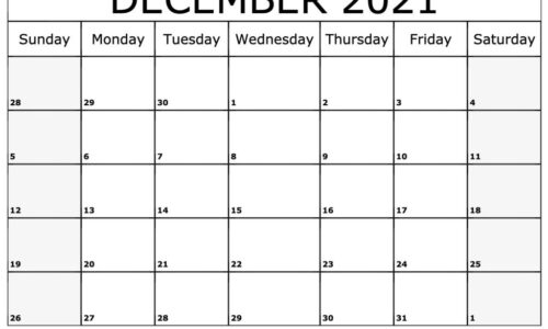 Calendar December 2021 To 2022 - Printable Calendar 2021