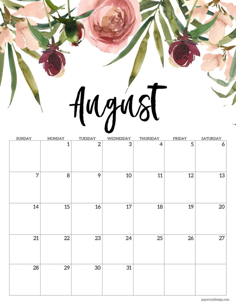 Calendar Of August 2022 - Tewnto