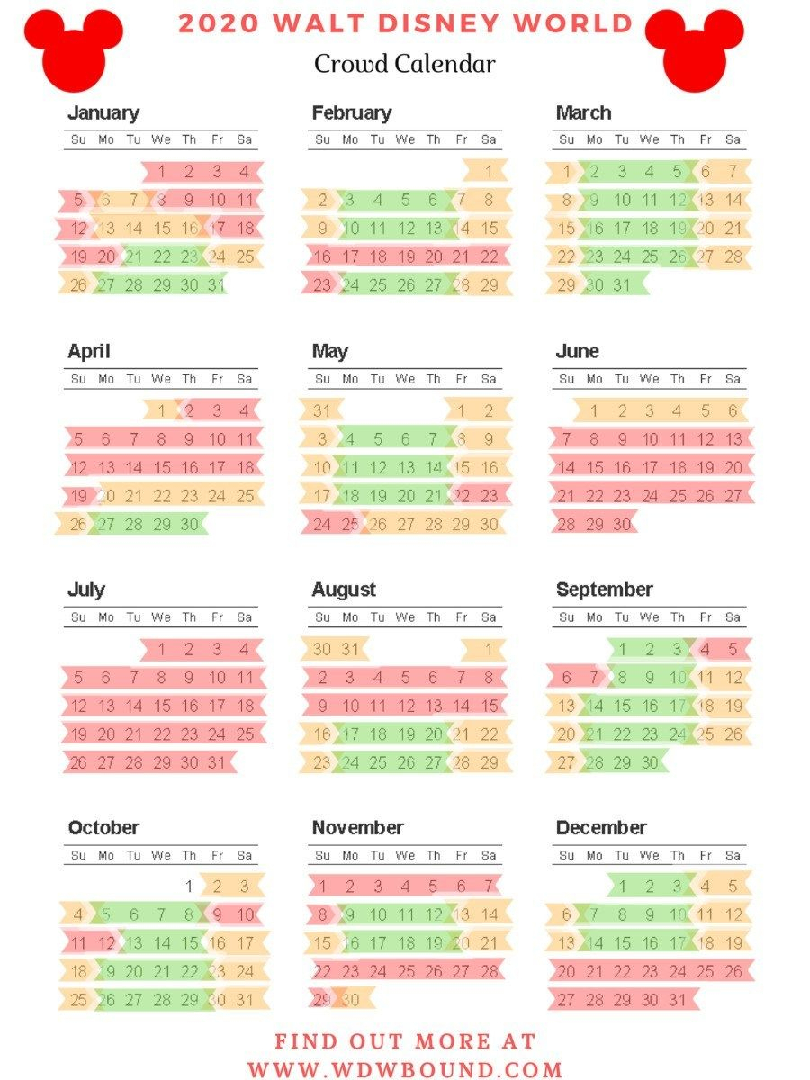 Disney Crowd Calendar January 2021 - Calnda