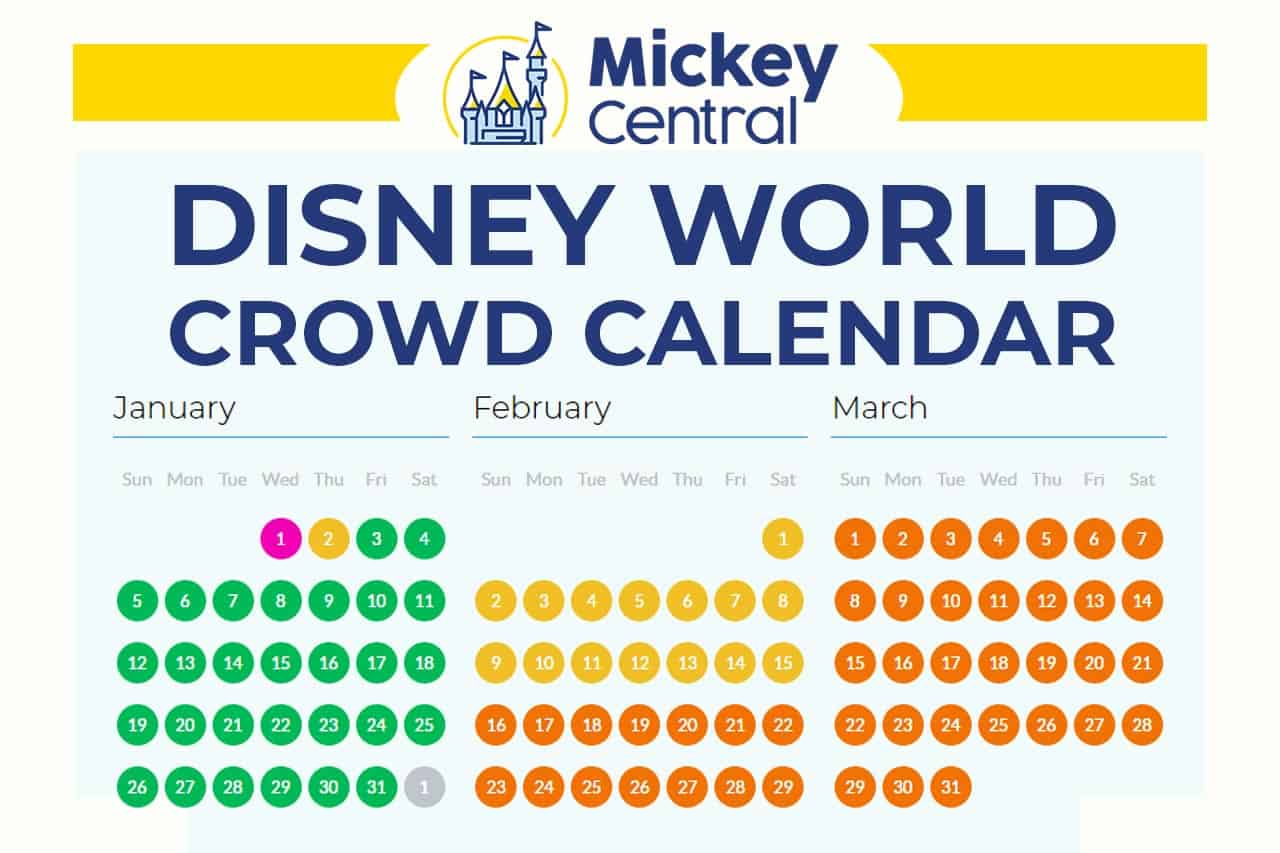 Disney Crowd Calendar October 2022 - August Calendar 2022