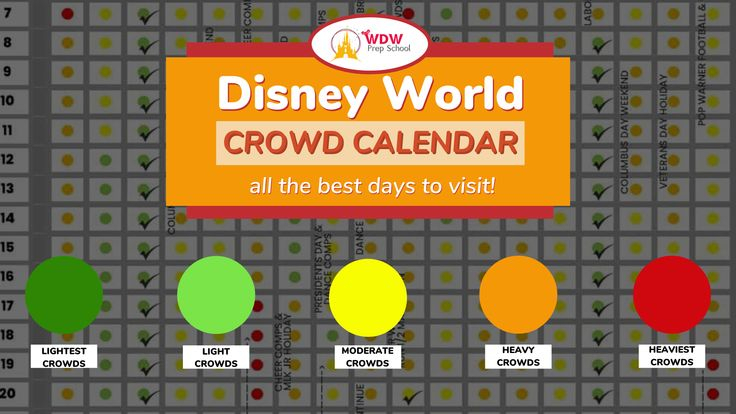 Disney World 2021 Crowd Calendar (Best Times To Go) In