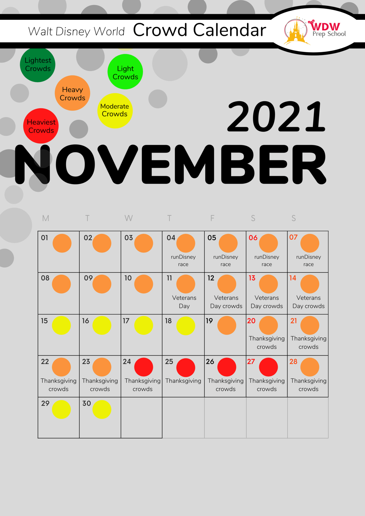 Disney World Crowd Calendar 2022 Korea