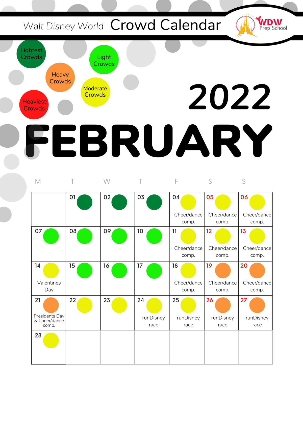 Disney World Crowd Calendar 2022 Ortodox