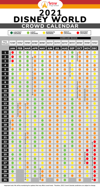 Disney World Crowd Calendar 2022 Philippines