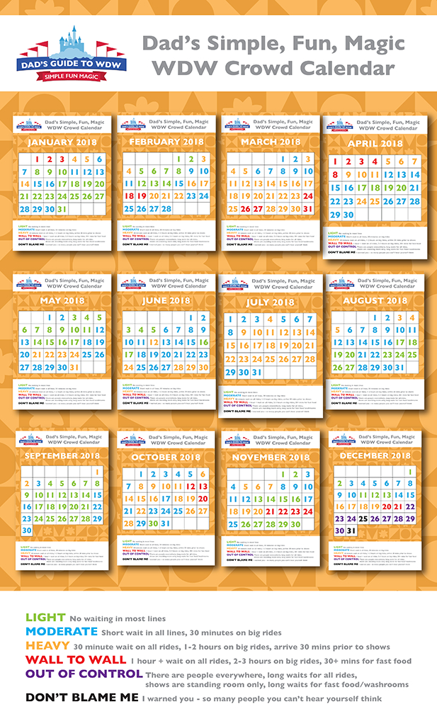 Disney World Crowd Calendars 2020 - Dad Knows! | Disney