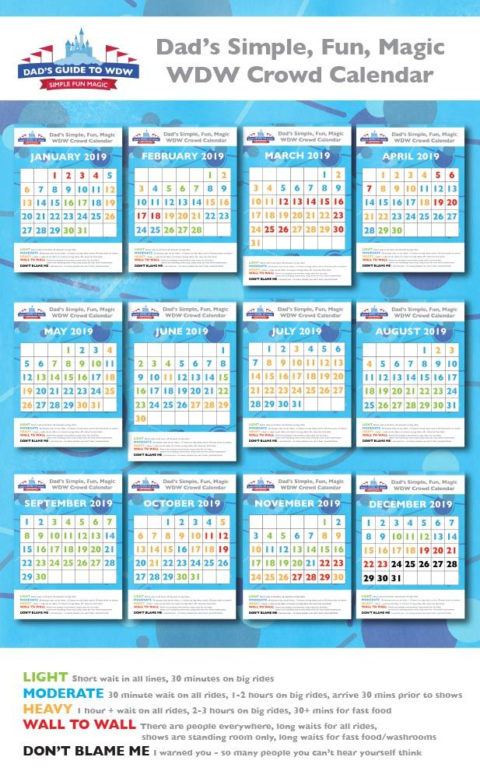 Disney World Florida Crowd Calendar 2022 - Allcalendar