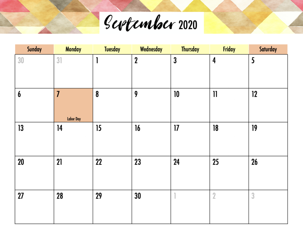 Editable 2020 Calendar With Holidays Printable - Gogo Mama