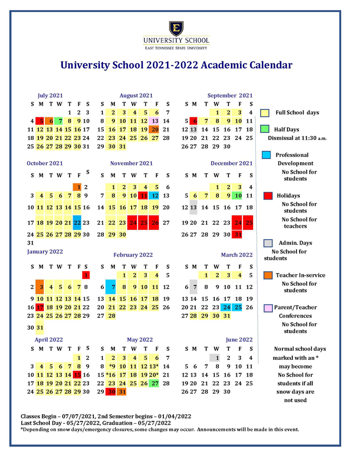 Etsu Spring 2022 Calendar - February Calendar 2022