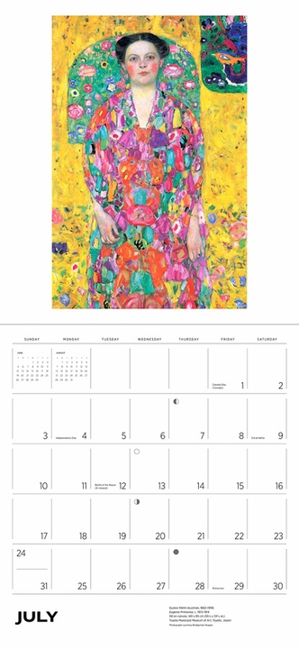 Gustav Klimt 2022 Wall Calendar