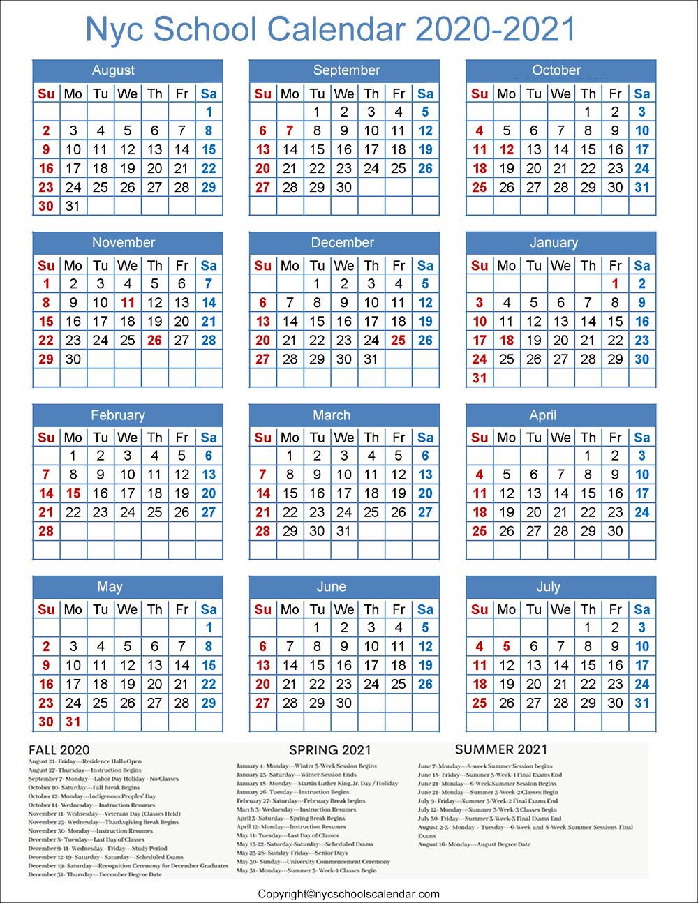 Indian River School District Calendar 2020 2021