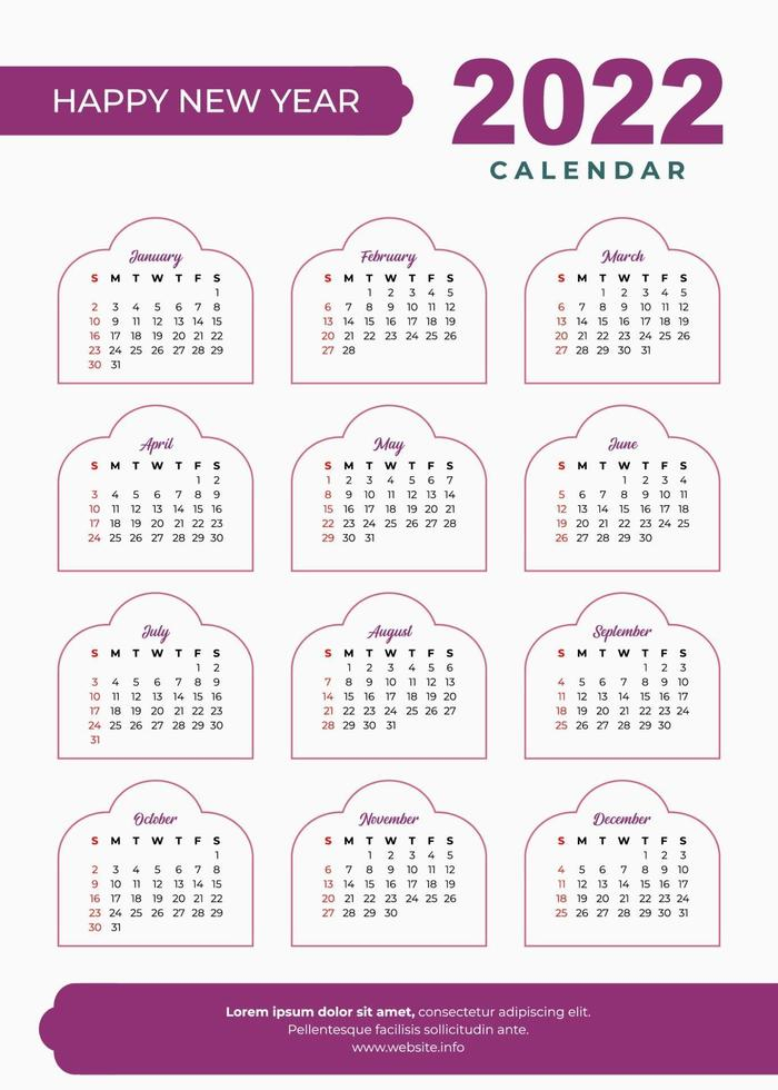 Islamic Calendar 2022 To Print
