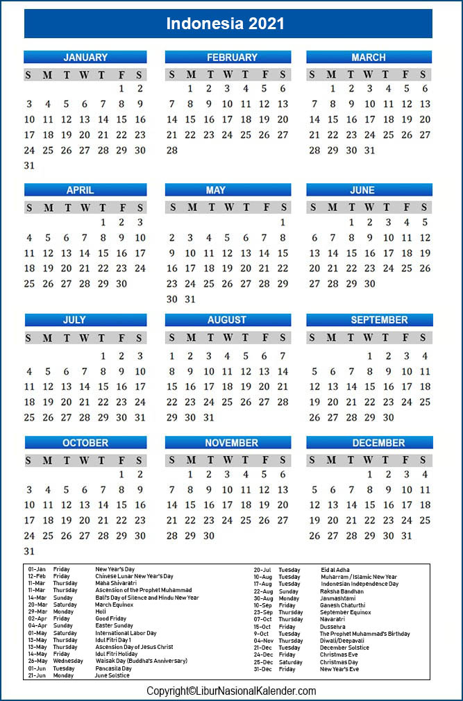 Islamic New Year 2021 Calendar