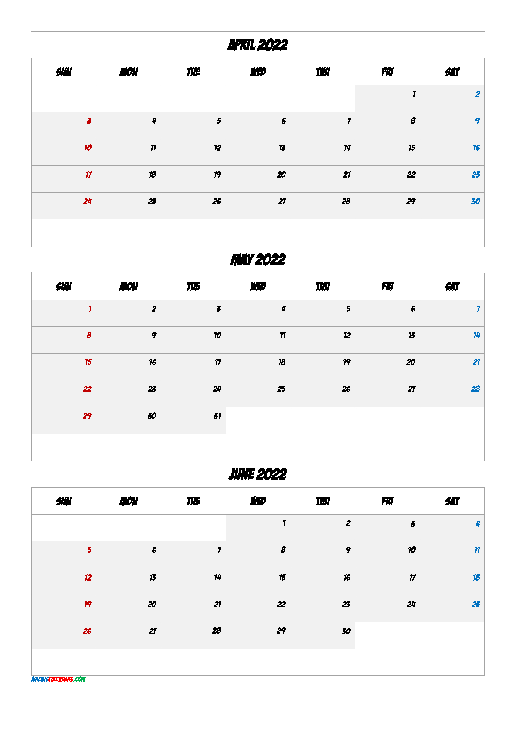 June 2022 Calendar August