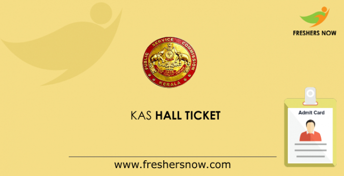 Kas Hall Ticket 2021 | Kerala Psc Administrative Service