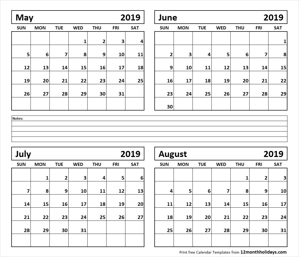 May June July August 2021 Calendar | 2022 Calendar