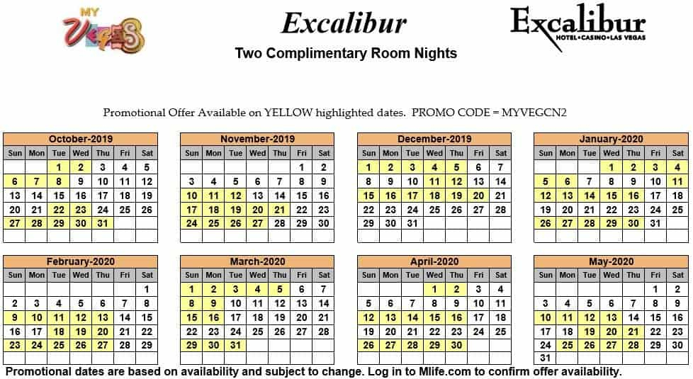 Myvegas Hotel Calendar 2022 [Latest Revision] - Xander