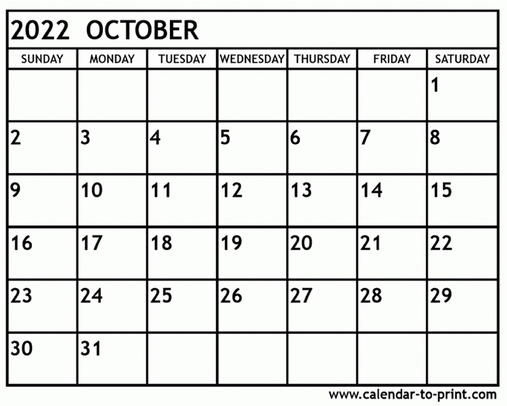 October 2022 Calendar Gujarati | Printable Calendars 2021
